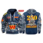Commanders US Marine Corps 250th Anniversary Zip Hoodie