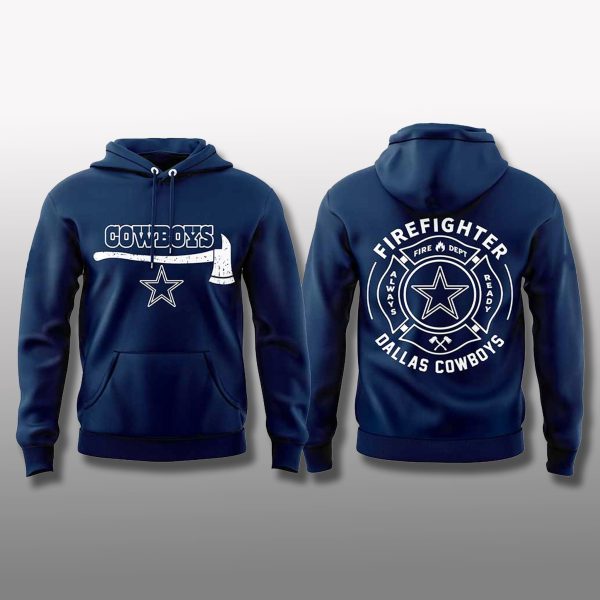 Cowboys Firefighter Appreciation Month 2025 Hoodie 1