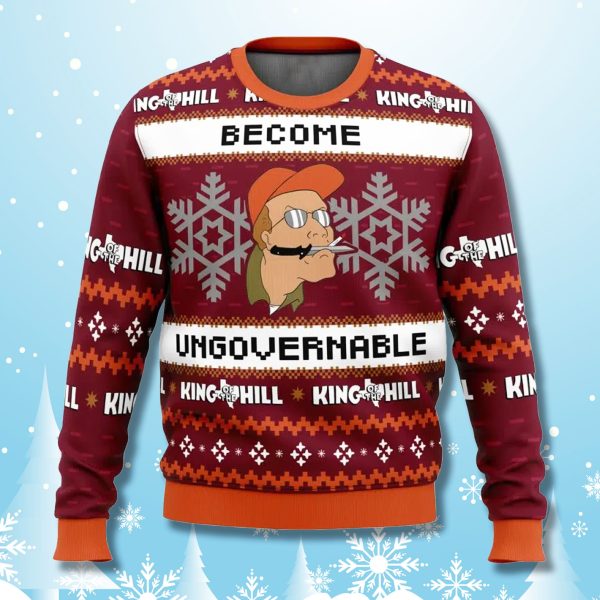 Dale Gribble King of The Hill Become Ungovernable Ugly Sweater