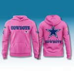Cowboys 2025 Breast Cancer Awareness Pink Hoodie