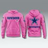 Dallas Cowboys 2025 Breast Cancer Awareness Pink Hoodie
