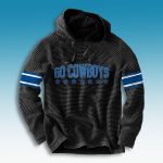 Dallas Football Go Cowboys Waffle Hoodie