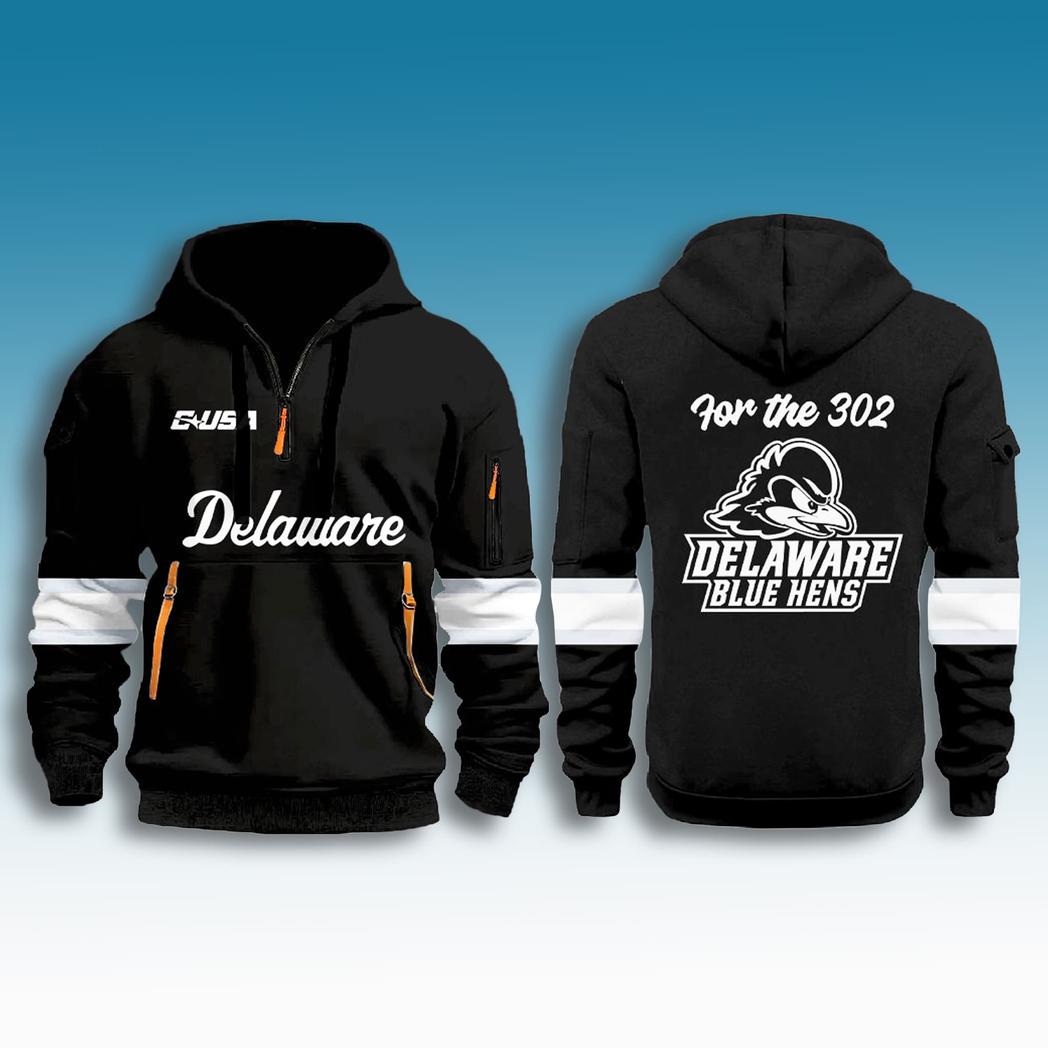 Delaware Football Midnight Collection Zip Hoodie 2025 Delaware Football Midnight Collection Zip Hoodie 2025
