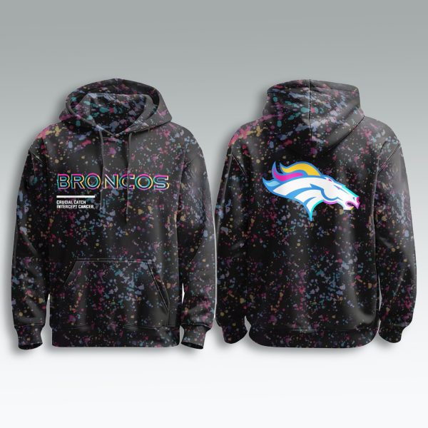 Denver Broncos Crucial Catch 2025 Hoodie 2
