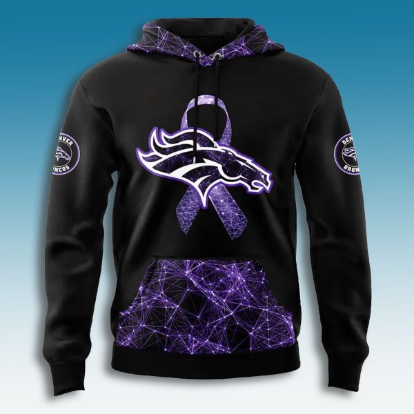 Denver Broncos Domestic Violence Awareness Month Hoodie 2025