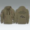 Denver Broncos Salute To Service Quarter Zip Hoodie 2025