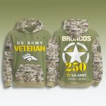 Broncos US Army Veteran 250th Birthday Hoodie