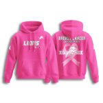 Lions Breast Cancer Awareness 2025 Month Hoodie