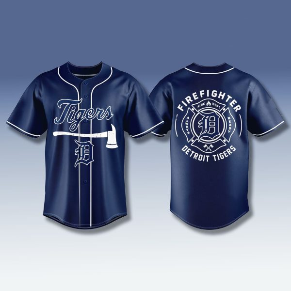 Detroit Tigers 2025 Firefighter Appreciation Jersey