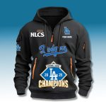 Dodgers 2025 NL Champions Zip Hoodie
