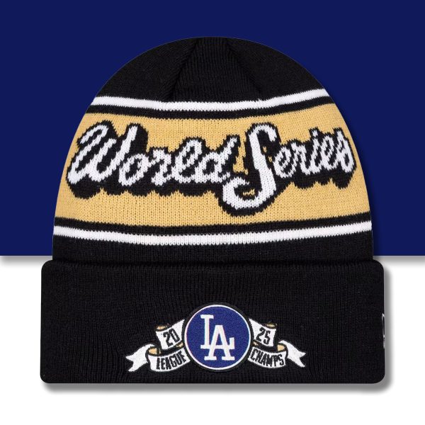 Dodgers 2025 National League Champions Beanie Hat