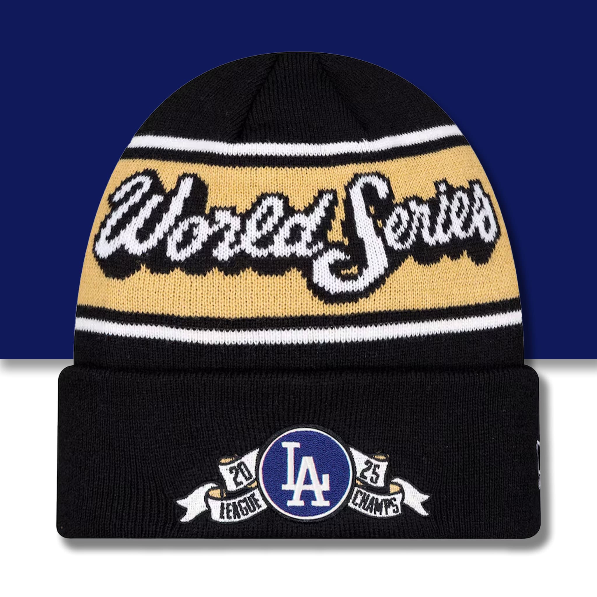 Dodgers 2025 National League Champions Beanie Hat Dodgers 2025 National League Champions Beanie Hat