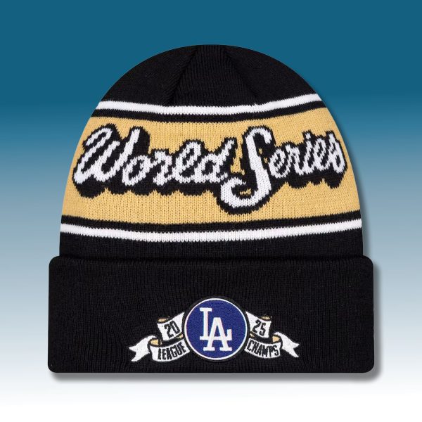 Dodgers 2025 National League Champions Beanie Hat
