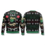 Dungeons Dragons Roll Initiative Christmas Ugly Sweater
