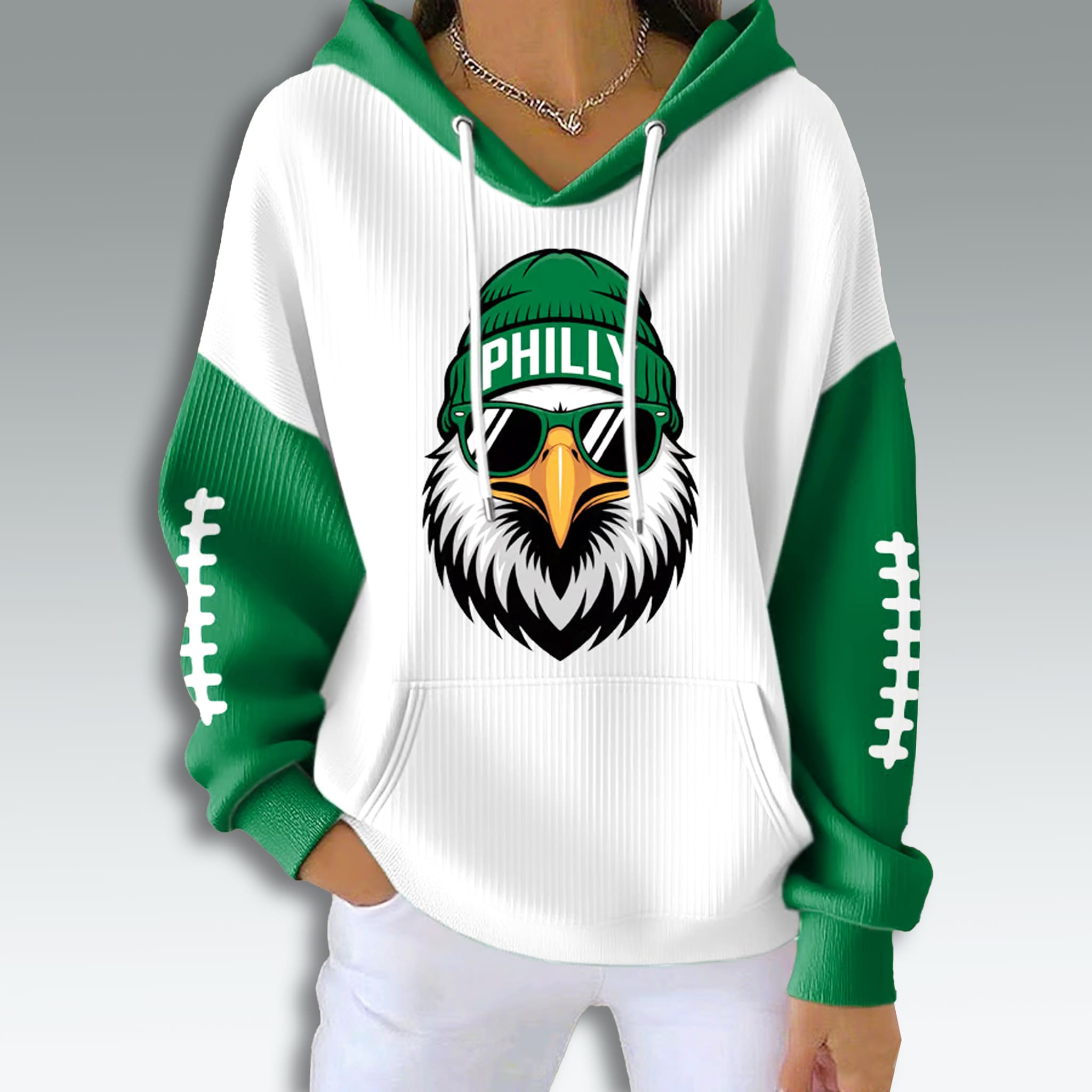Eagles Philly Swag Waffle Hoodie Eagles Philly Swag Waffle Hoodie