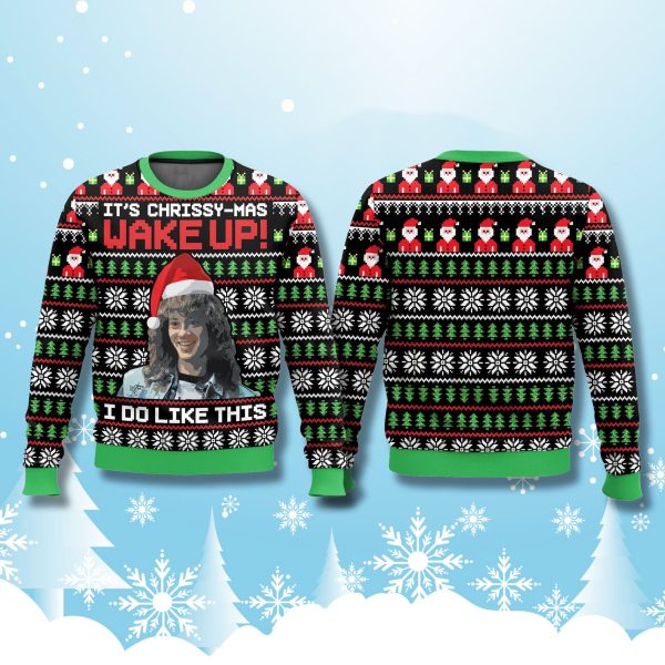 Eddie Munson Its Chrissy mas Wake Up Ugly Sweater 2