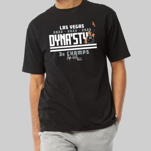 Aja Wilson Dynasty 3x Champions Shirt 11