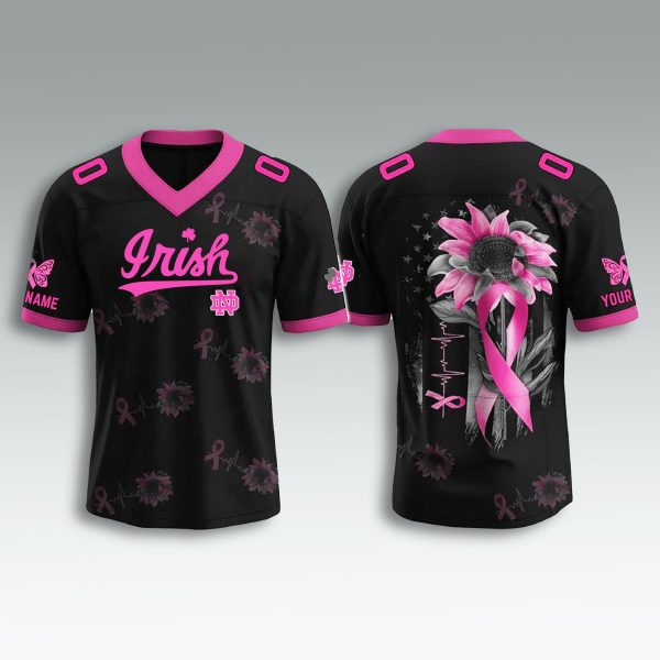 Fighting Irish Breast Cancer Awareness Month Jersey 2025 2