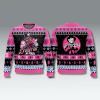 Freddy Krueger Elm Street Pink Ugly Sweater 1