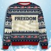 Freedom Charlie Kirk Signature Ugly Christmas Sweater 2