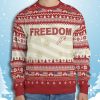 Freedom Charlie Kirk Signature Ugly Christmas Sweater 4