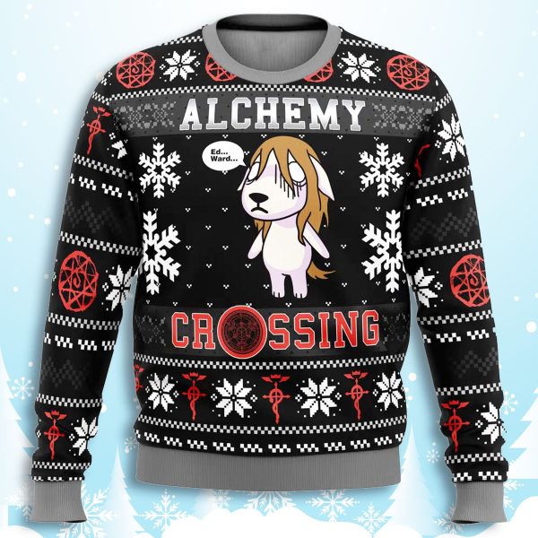Fullmetal Alchemist Alchemy Crossing Ugly Christmas Sweater
