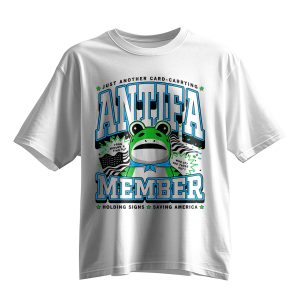 iFrogTees - Stuff That Uniquely For You 22 Portland Frog Antifa Member Holding Signs Saving America Shirt 10
