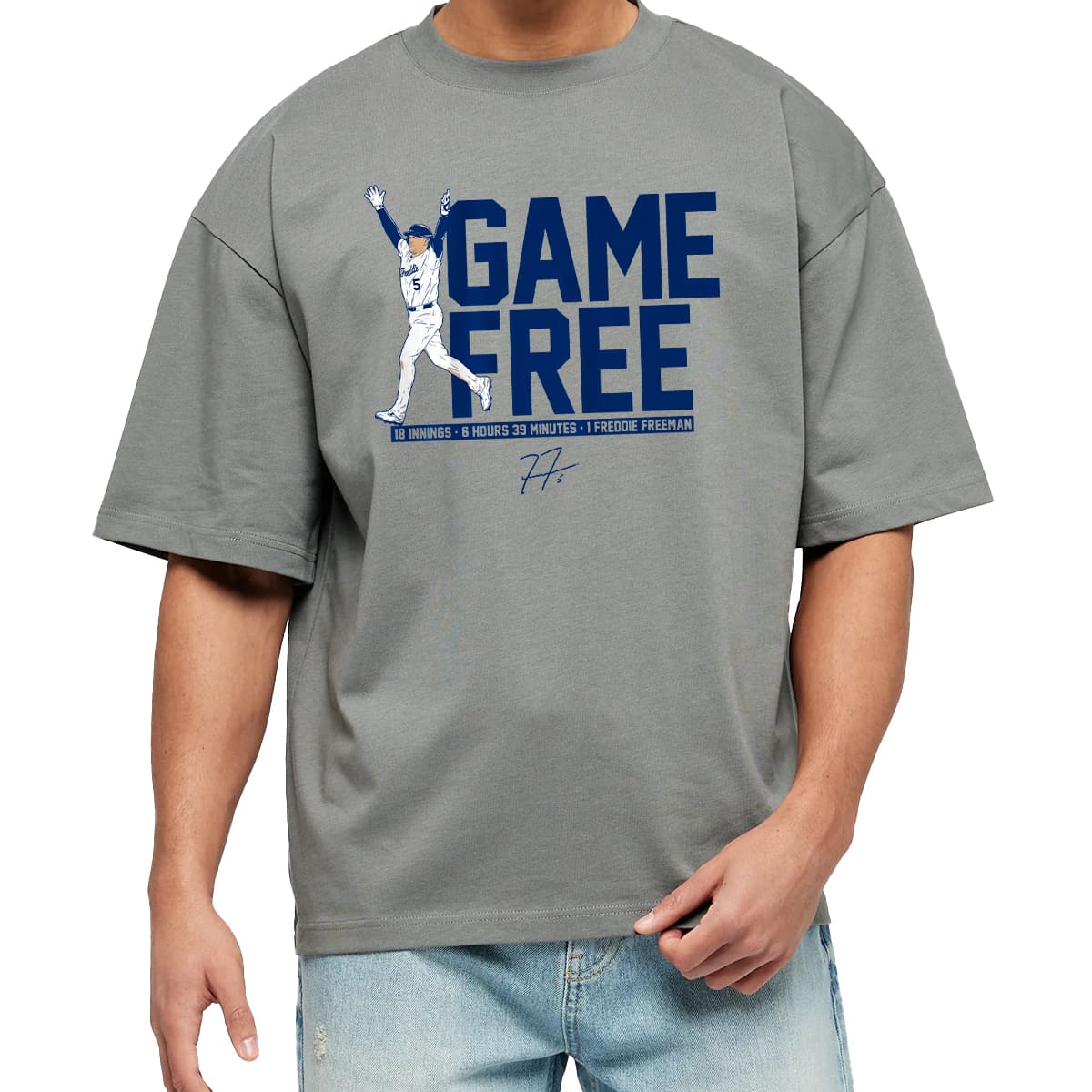 Game Free 18 Innings Freddie Freeman Shirt 1 Game Free 18 Innings Freddie Freeman Shirt 10