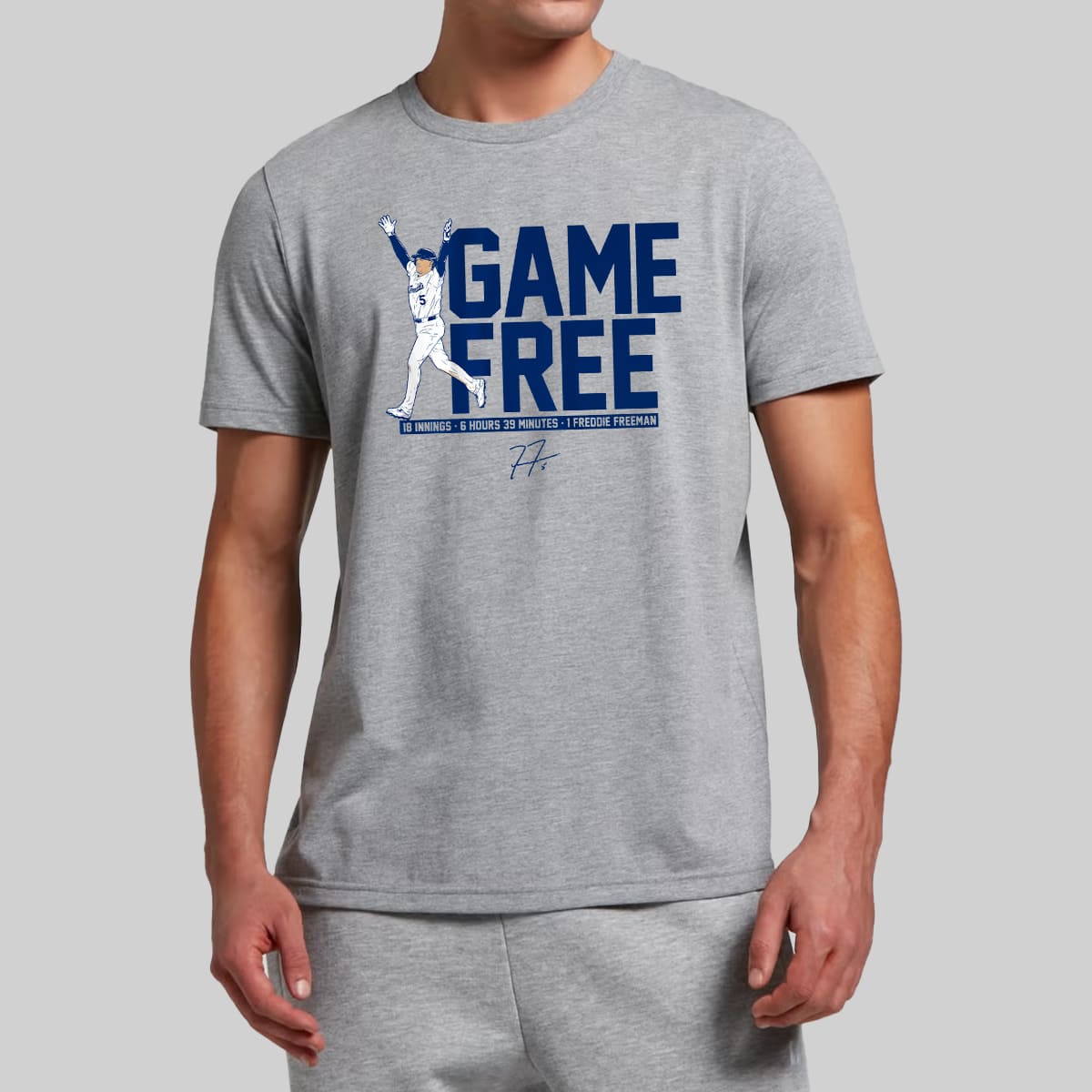 Game Free 18 Innings Freddie Freeman Shirt 9 Game Free 18 Innings Freddie Freeman Shirt 9