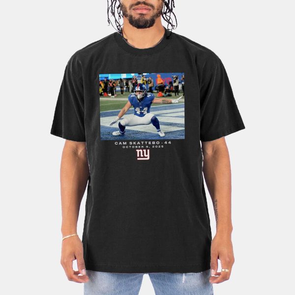 Giants Cam Skattebo Week 6 October 9 2025 Shirt 10