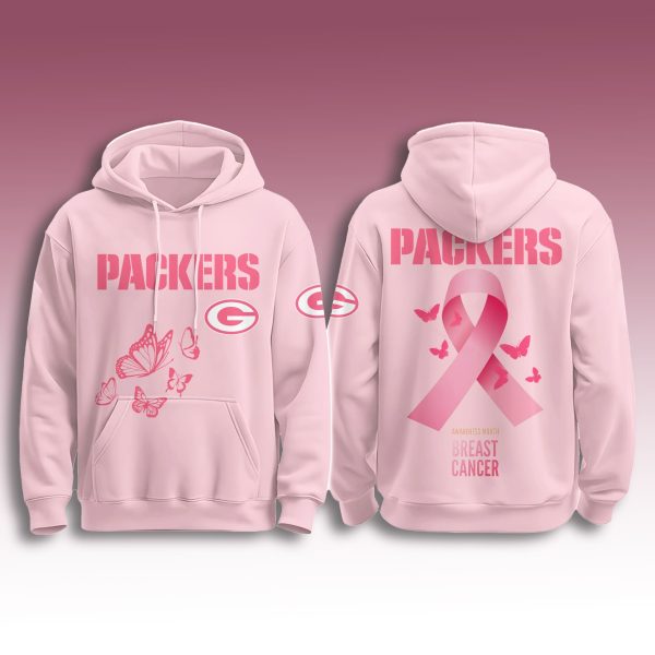 Green Bay Packers Breast Cancer Awareness Month 2025 Hoodie