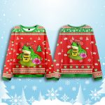 Hands Off Frog Ugly Christmas Sweater