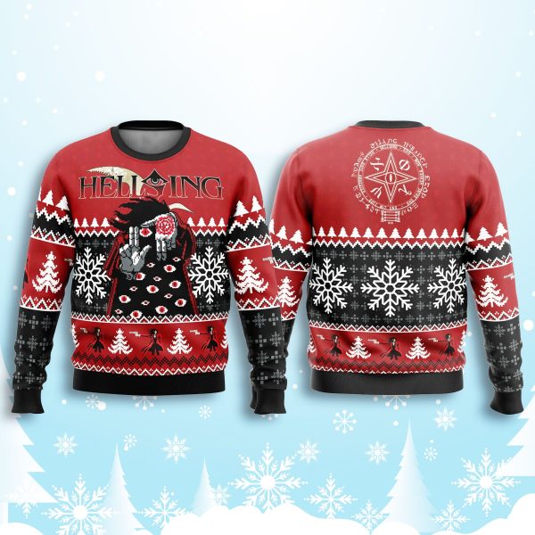 Hellsing God With Us Ugly Christmas Sweater 2