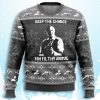 Home Alone Keep the Change Yah Filthy Animal Ugly Christmas Sweater
