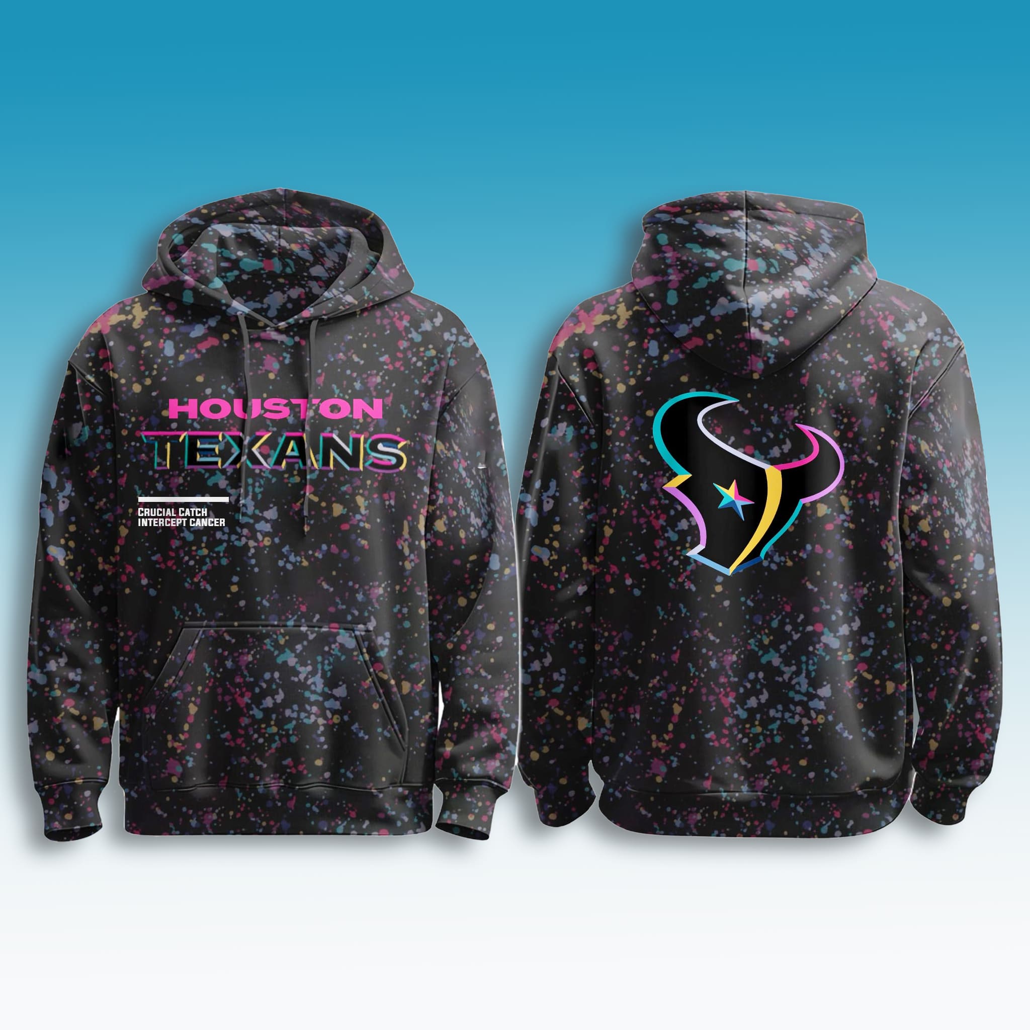 Houston Texans Crucial Catch 2025 Hoodie 2 Houston Texans Crucial Catch 2025 Hoodie 2