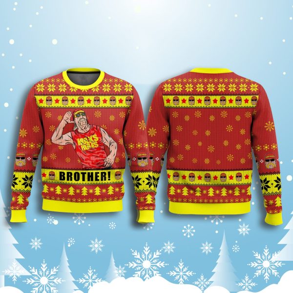 Hulkamania Hulk s Rules Ugly Christmas Sweater 3