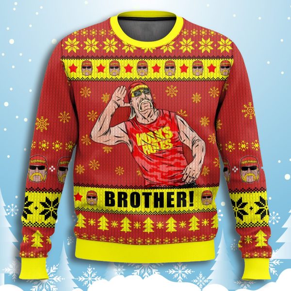 Hulkamania Hulk s Rules Ugly Christmas Sweater
