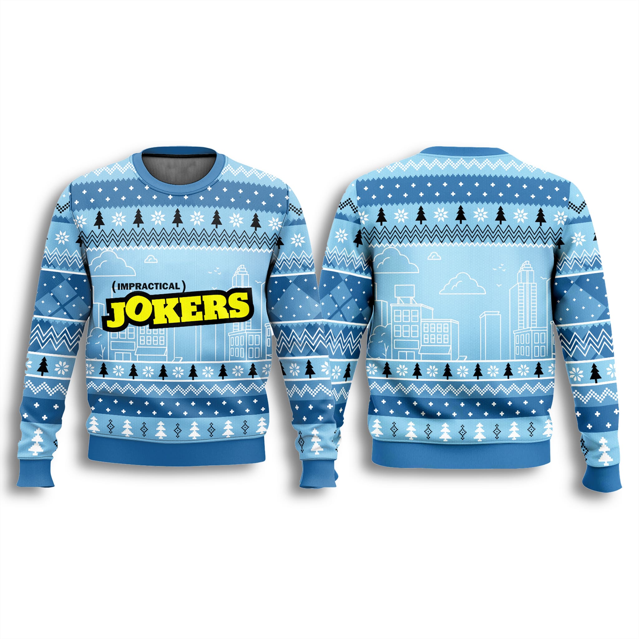 Impractical Jokers Ugly Christmas Sweater 2 Impractical Jokers Ugly Christmas Sweater 3