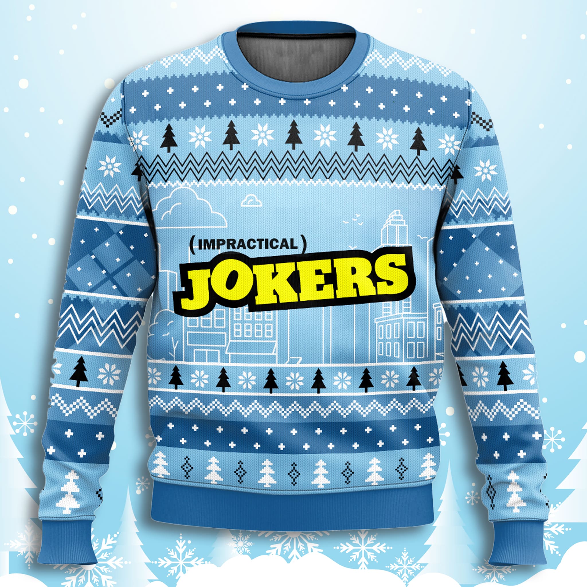 Impractical Jokers Ugly Christmas Sweater 3 Impractical Jokers Ugly Christmas Sweater