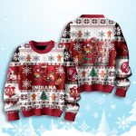 Indiana Hoosiers They Not Like Us Christmas Ugly Sweater