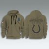 Indianapolis Colts Salute To Service Zip Hoodie 2025