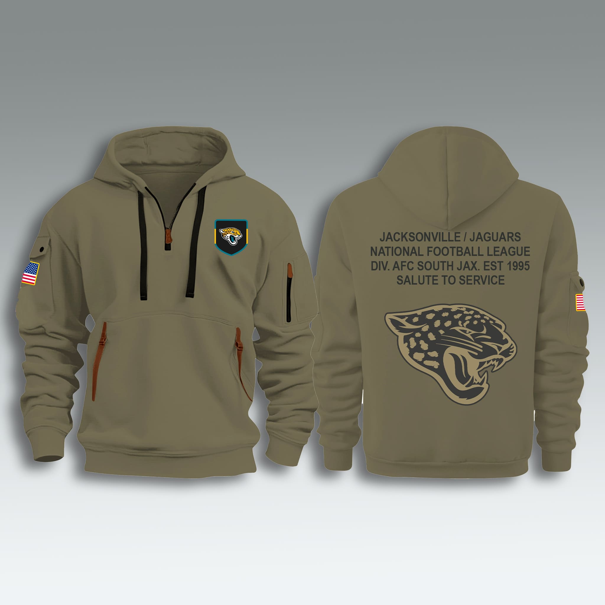 Jaguars Salute To Service Zip Hoodie 2025 2 Jacksonville Jaguars Salute To Service Zip Hoodie 2025