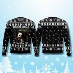 Jason Voorhees Be Kind To Animals Ugly Christmas Sweater