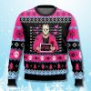 Jason Voorhees Mugshot Pink Ugly Christmas Sweater