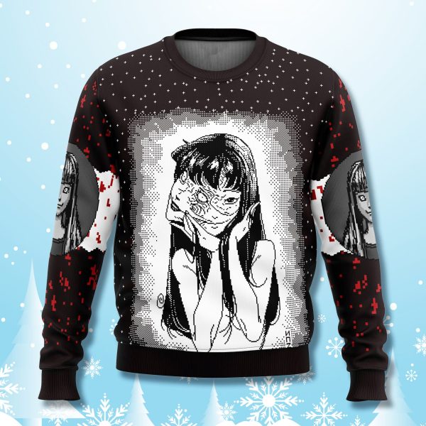 Junji Ito Tomie Ugly Christmas Sweater