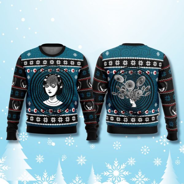 Junji Ito Uzumaki Ugly Christmas Sweater 2