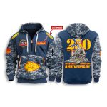 KC Chiefs US Marine Corps 250th Anniversary Zip Hoodie