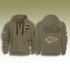 Kansas City Chiefs Salute To Service Zip Hoodie 2025