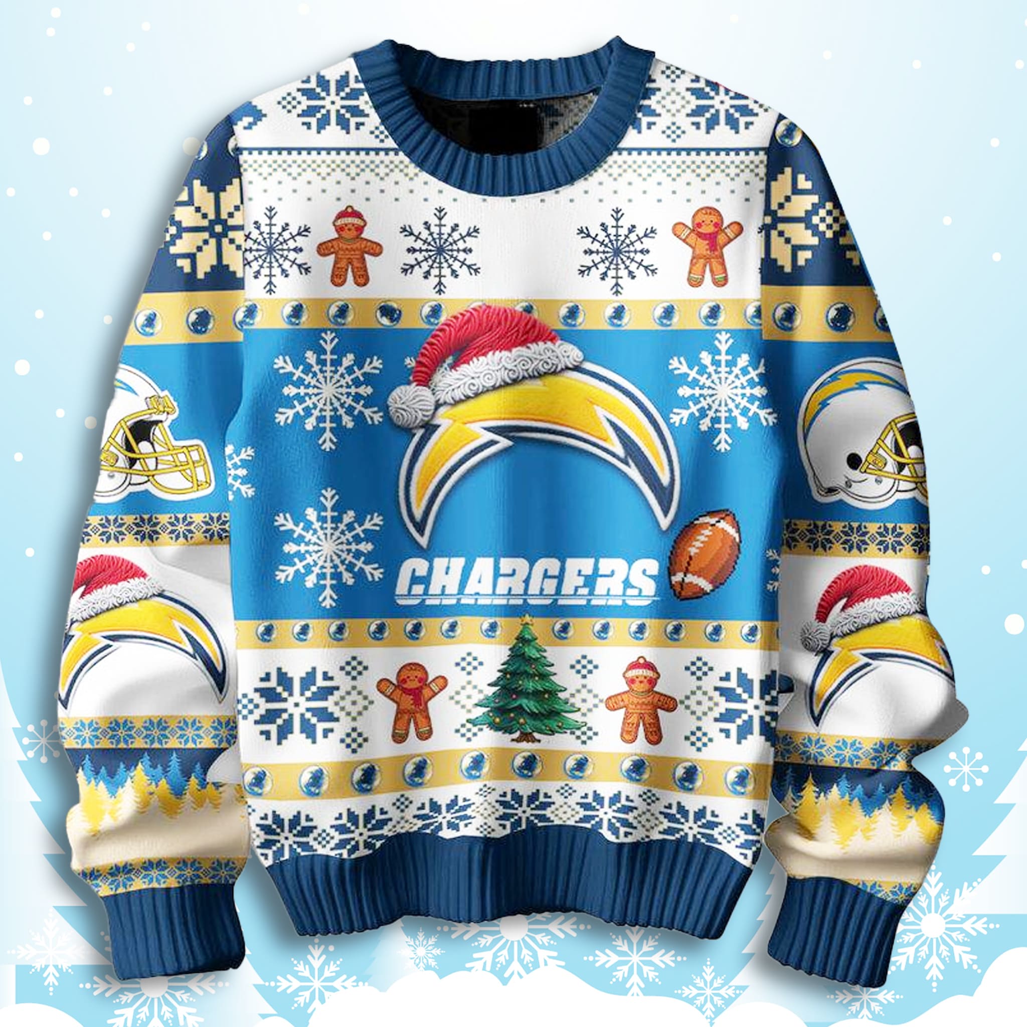 LA Chargers They Not Like Us Ugly Sweater 2 LA Chargers They Not Like Us Ugly Sweater