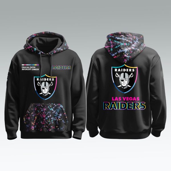 Las Vegas Raiders Crucial Catch Intercept Cancer 2025 Shirt